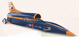 Nadzvukové auto BLOODHOUND SSC využívá zkušenosti společnosti Renishaw s 3D tiskem