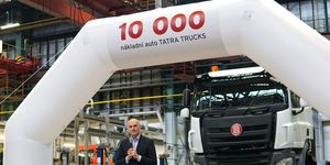 Společnost Tatra Trucks a.s. vyrobila již 10 tisíc vozů pod českými vlastníky