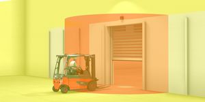 Nový asistenční systém Linde Safety Door Control významně spoří náklady