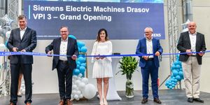 Závod Siemens Electric Machines v Drásově otevřel novou výrobní halu