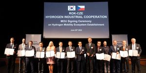 Hyundai Motor uzavřel multilaterální dohodu o výstavbě vodíkového ekosystému pro mobilitu v České republice