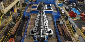 V největším závodě na zpracování dřeva na severní polokouli probíhá montáž turbíny Doosan Škoda Power o výkonu 270 MW