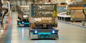 Faurecia v Písku zvýšila produktivitu logistiky s flotilou robotů MiR