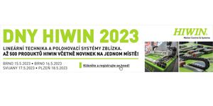 DNY HIWIN 2023 představí na jednom místě až 500 produktů HIWIN včetně novinek