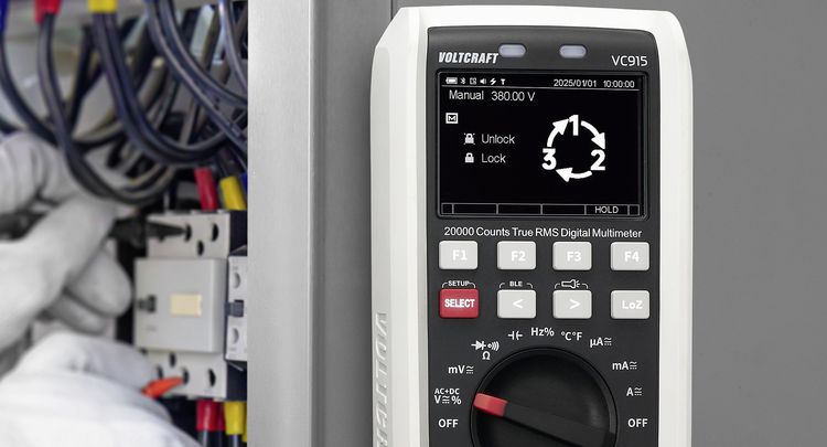 Společnost Voltcraft představuje novou řadu multimetrů VC-900