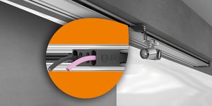 Vedení kabelů bez řetězu: Nový nízkoprofilový systém pro bezpečné pohyby kabelů