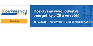 Pozvánka na 21. ročník  „Očekávaný vývoj odvětví energetiky v ČR a ve světě“, 25.2.2026 Brno