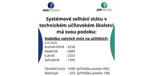 Systémové selhání státu v učňovském technickém školství