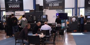 Profika předvedla nové stroje i adaptovanou robotickou buňku, zájem byl o automatizaci