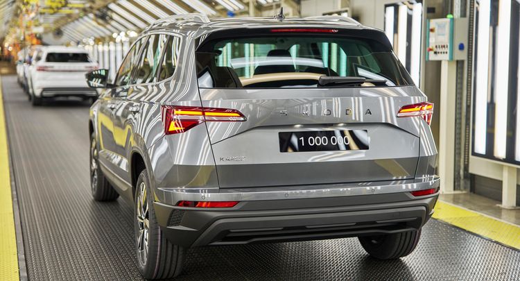 Škoda Auto dosáhla významného milníku ve výrobě:  vyrobila 1 000 000. vůz Karoq
